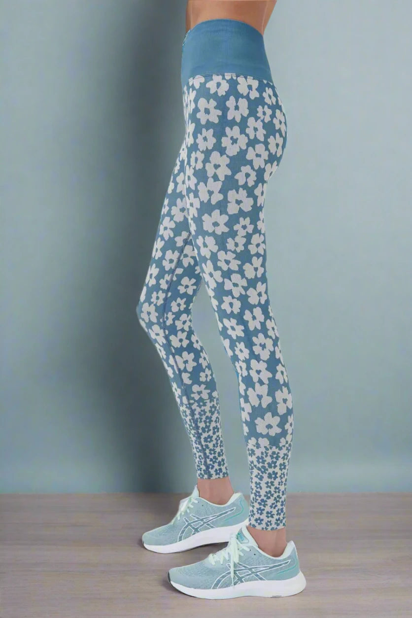Spiritual Gangster Love Sculpt Jacquard Leggings as seen on Whitney Port Stylish Ankle-Length Leggings