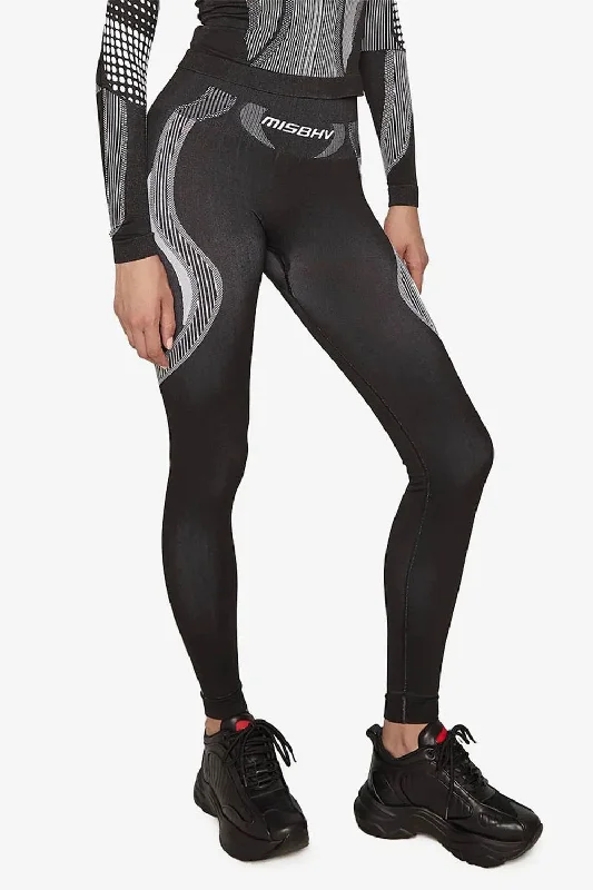 Sport Leggings Fashionable Solid Color Tights
