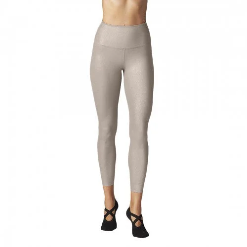 Tavi Noir Womens/Ladies Metallic High Waist Leggings Fashionable Sports Leggings