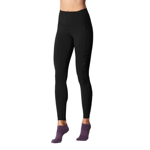 Tavi Noir Womens/Ladies Pintuck Leggings Trendy Color Block Leggings