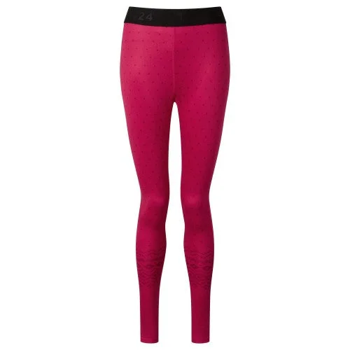 TOG24 Womens/Ladies Snowdon Fair Isle Thermal Base Layer Leggings Elegant Textured Leggings