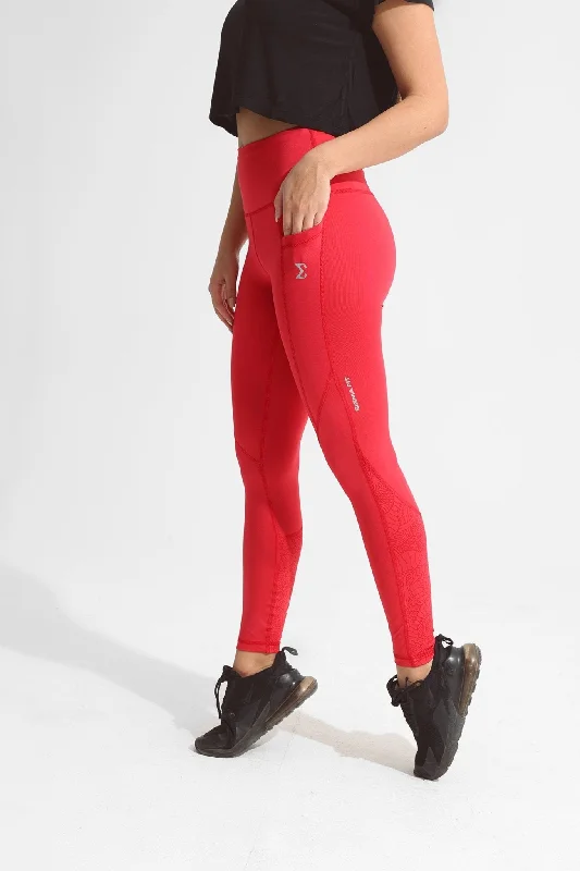 Viva Magenta Revival leggings Trendy Full-Length Leggings