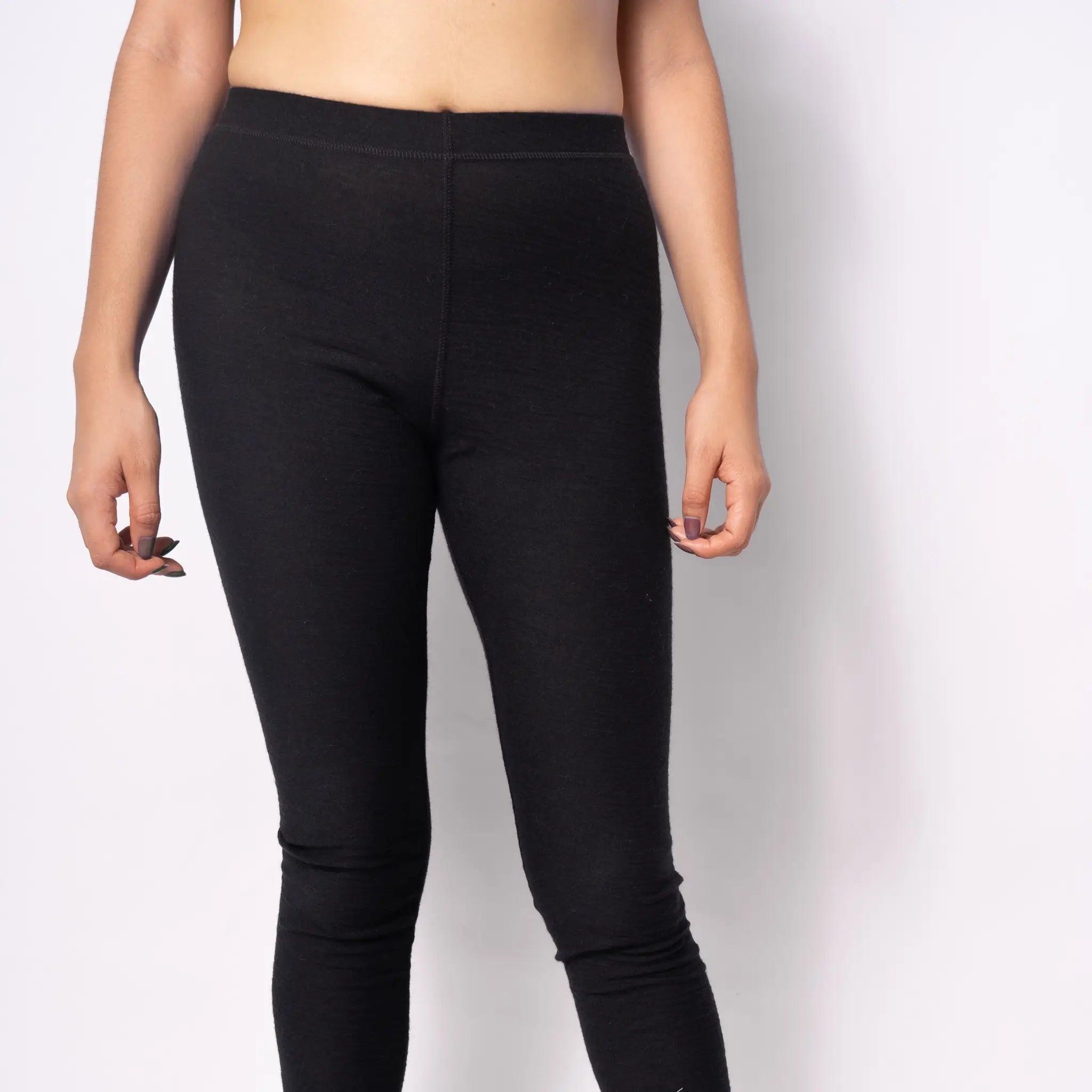 Women's Alpaca Wool Leggings: 160 Ultralight Stylish Yoga Leggings