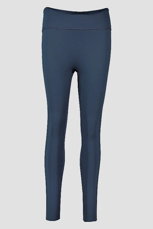 Women's On Running Core Navy Leggings Cozy Reflective Detail Leggings