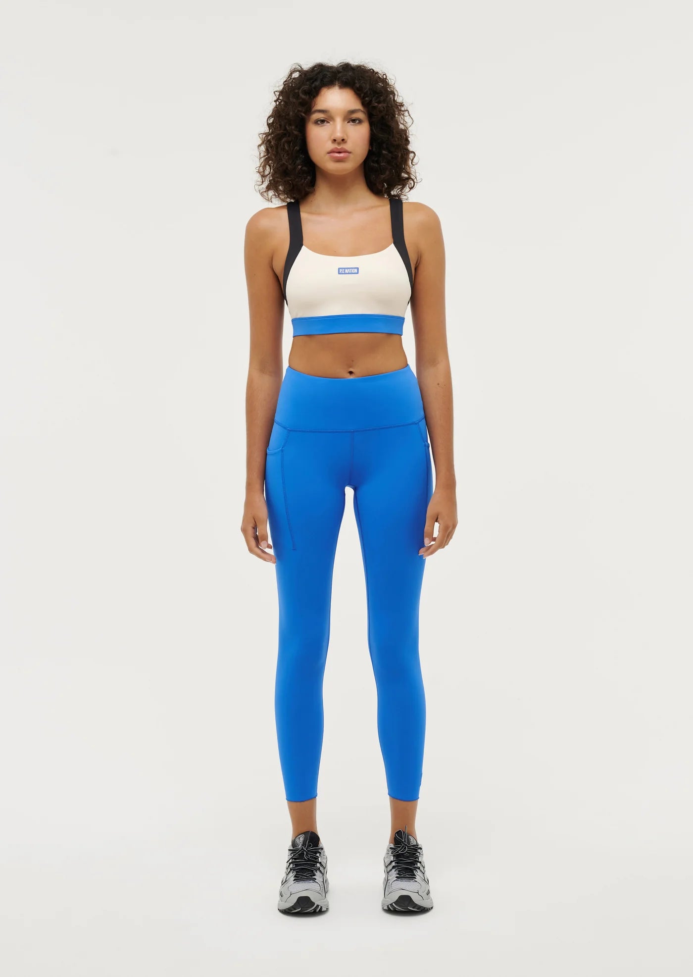 Women's P.E Nation Recalibrate 7/8 Electric Blue Legging Fashionable Sports Leggings Women's P.E Nation Recalibrate 7/8 Electric Blue Legging Fashionable Sports Leggings