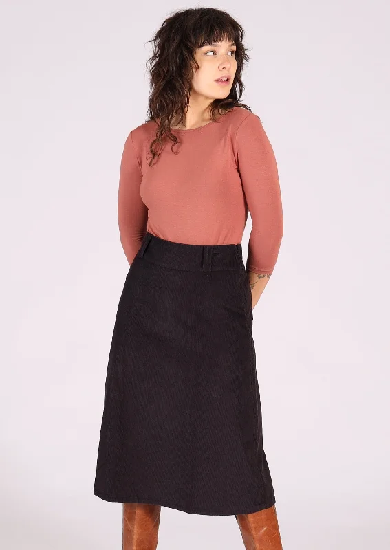 Belt Loop Corduroy Skirt Outer Space lace skirt delicate