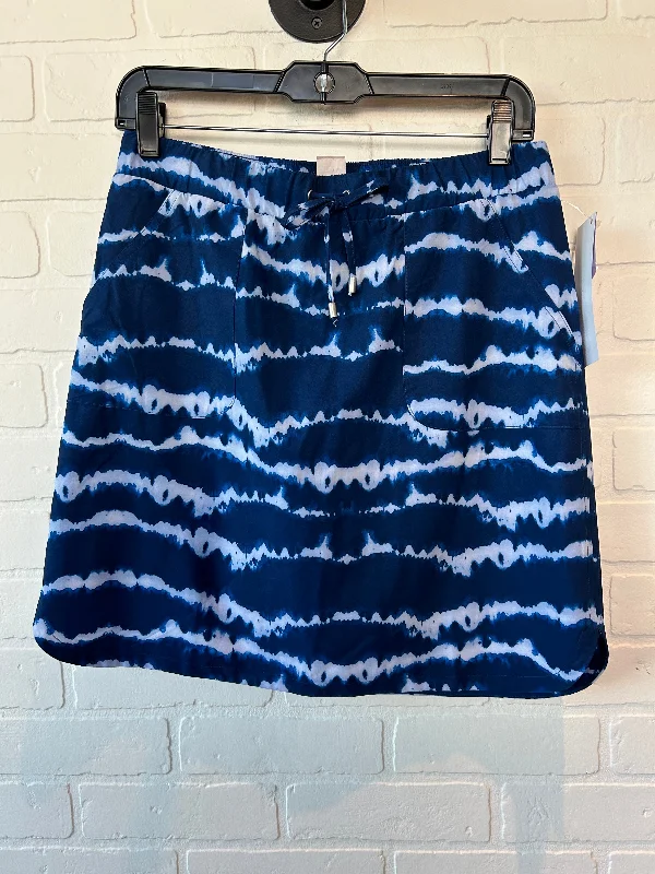 Blue Athletic Skirt Chicos, Size 2 boho skirt vibe
