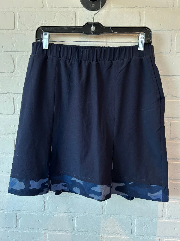 Blue Athletic Skirt Chicos, Size 4 linen skirt natural