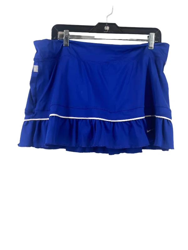 Blue Athletic Skirt Nike, Size Xl wool skirt warm
