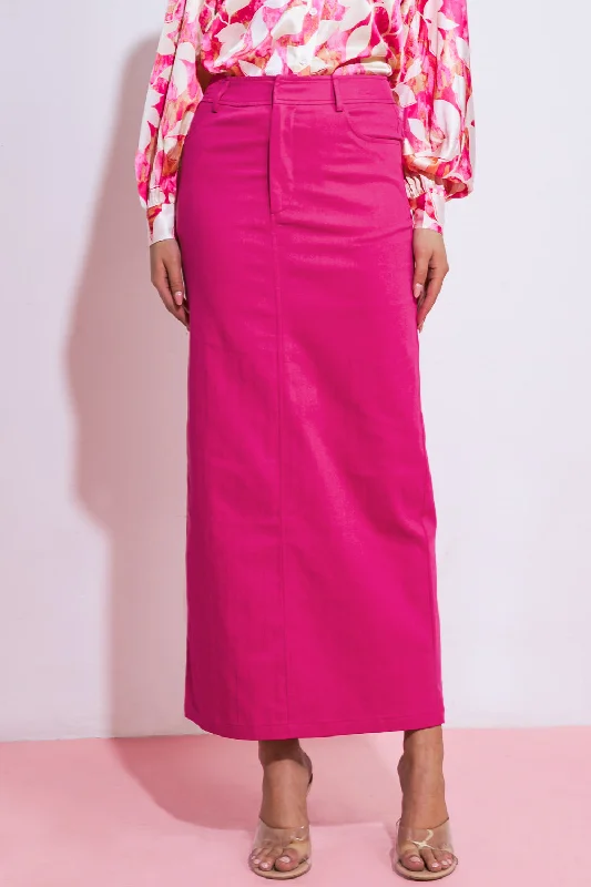 MY LOVE MINE ALL MINE WOVEN MIDI SKIRT casual skirt length