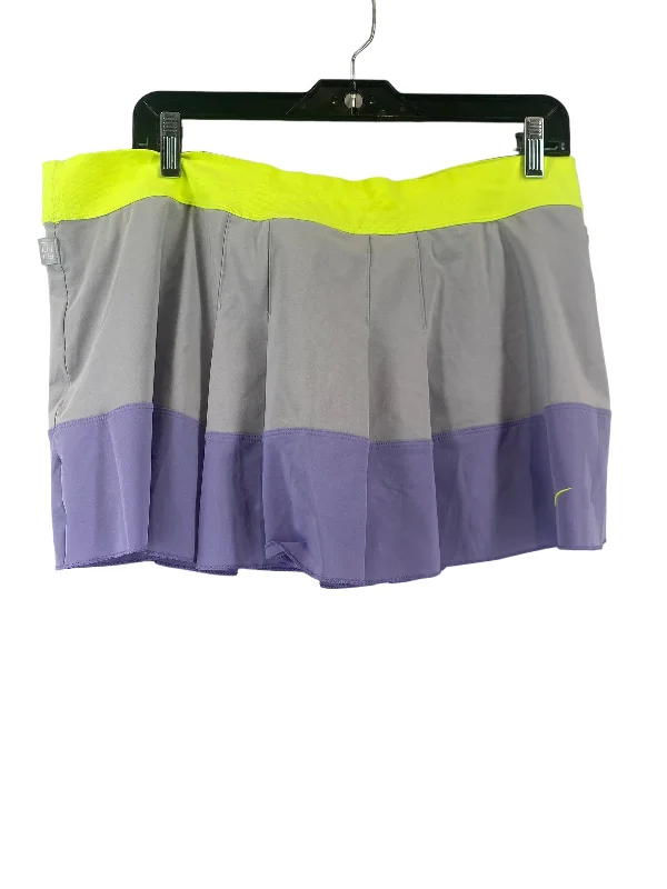 Multi-colored Athletic Skirt Nike, Size Xl leather skirt refined