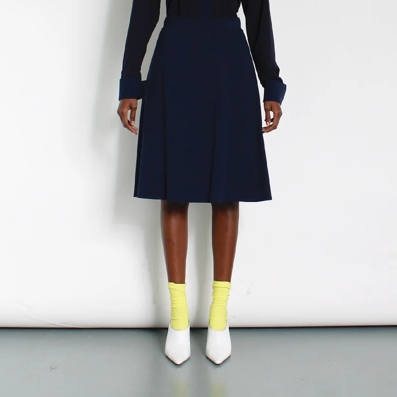 NITRAILLE2 | Skirt satin skirt smooth