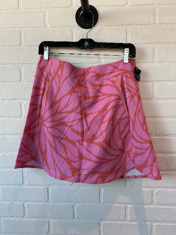 Orange & Pink Athletic Skirt Vineyard Vines, Size 6 velvet skirt plush