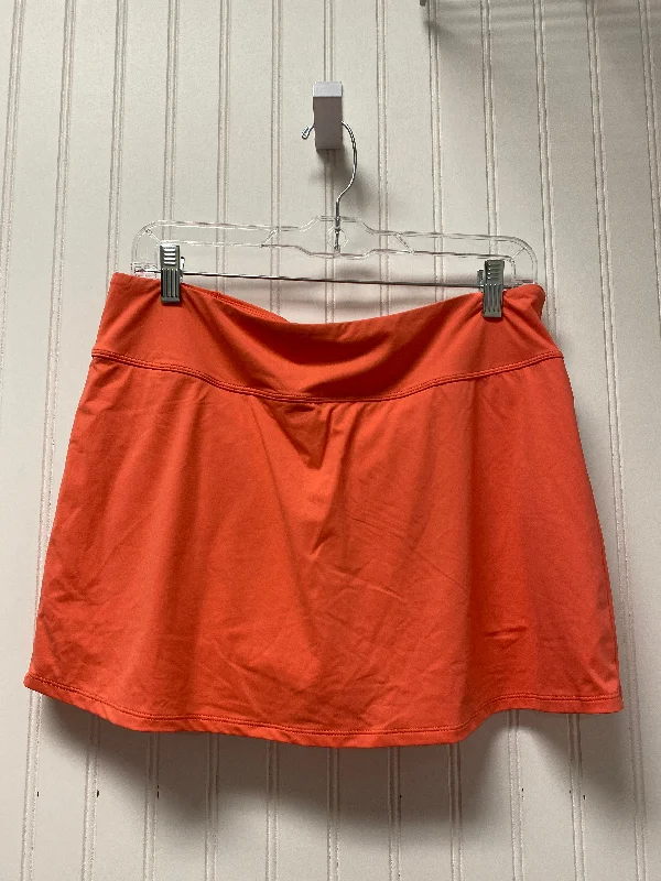 Peach Athletic Skirt Tommy Bahama, Size L leather skirt modern