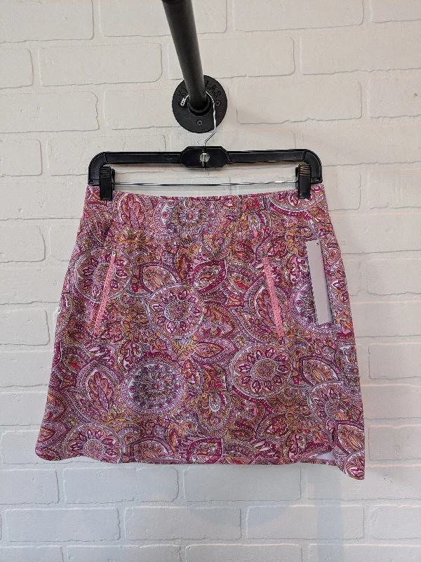 Pink Athletic Skirt Talbots, Size 8petite patchwork skirt art