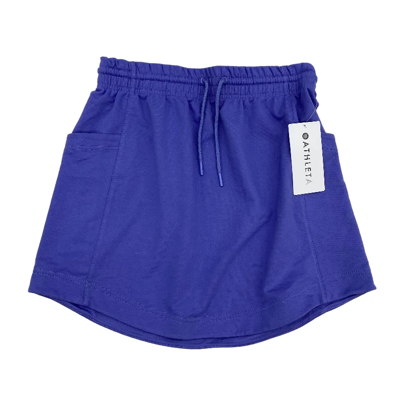 PURPLE ATHLETA ATHLETIC SKIRT, Size S breathable skirt fabric