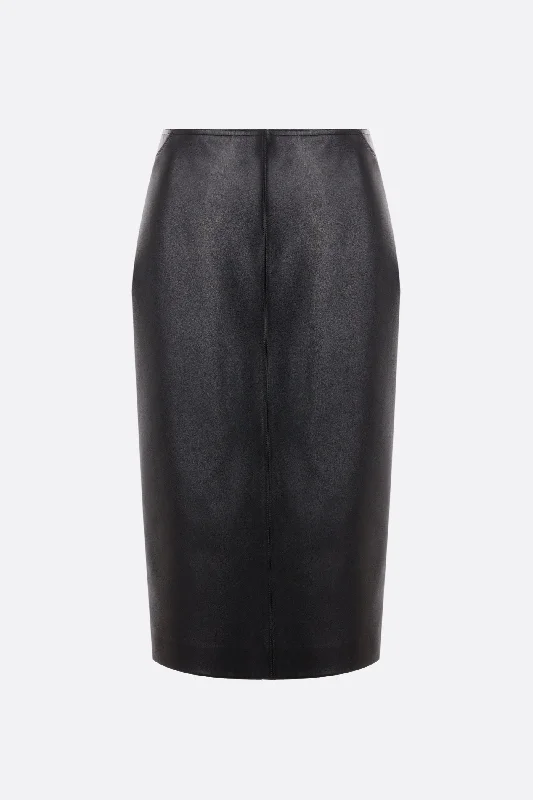 leather skirt