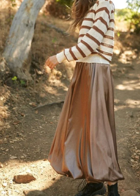 Golden Hour Satin Skirt