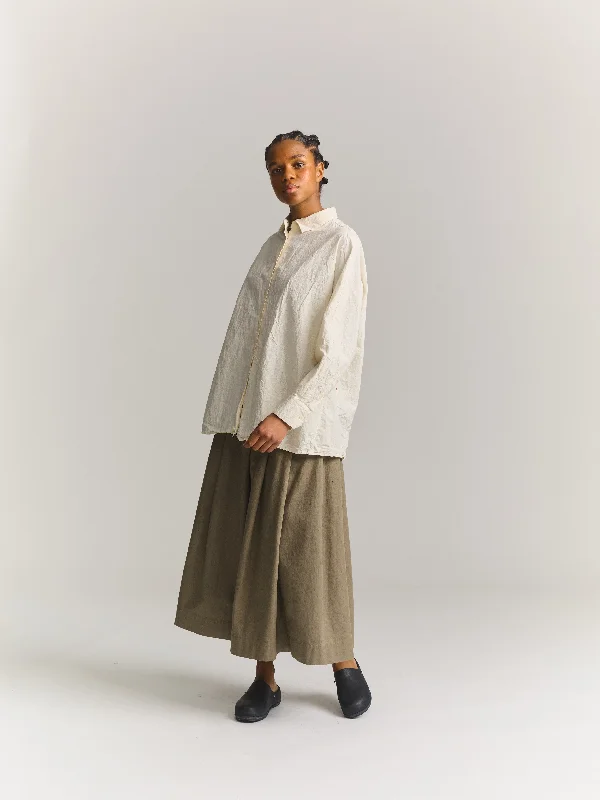 BOWLING SKIRT - COTLIN - KHAKI