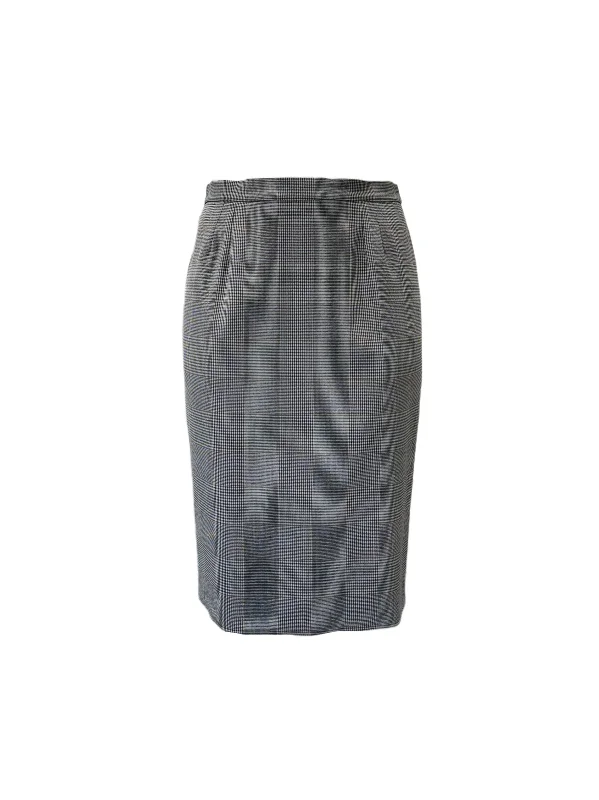 Marina Rinaldi Women's Grey Cannes Straight Skirt NWT