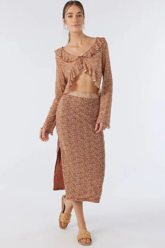 O'Neill Kyan Skirt - Rustic Brown