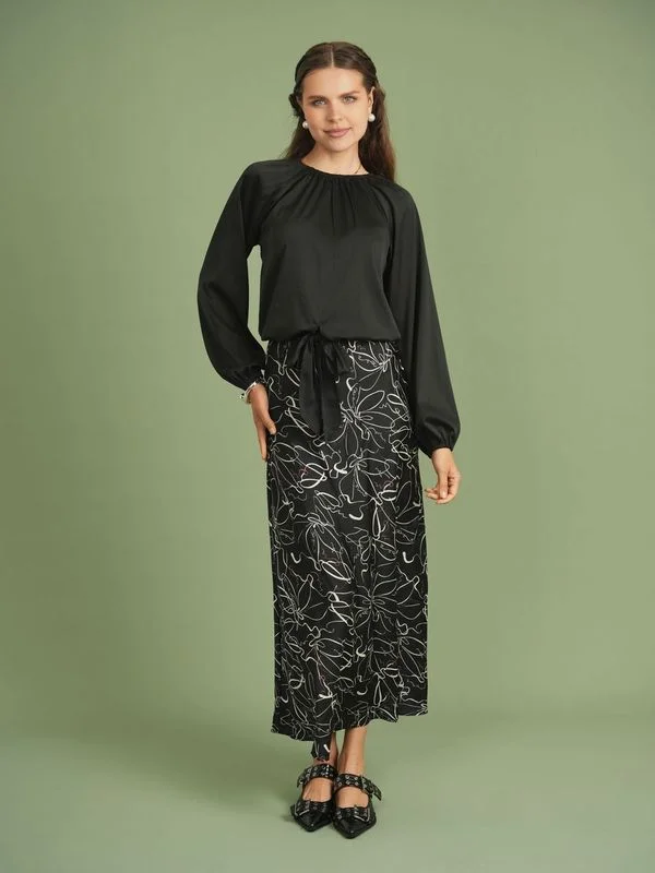 Satin Maxi Skirt