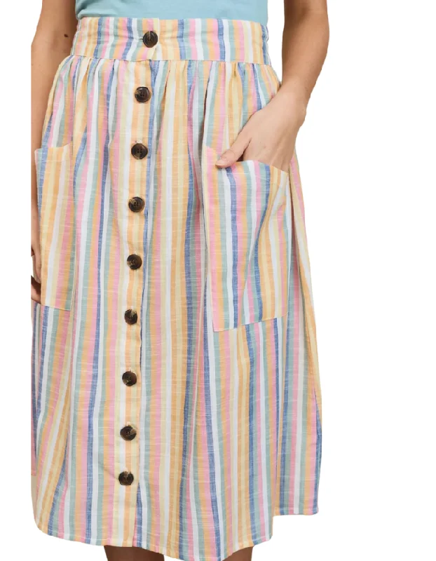 Tilly Skirt Summer Stripe