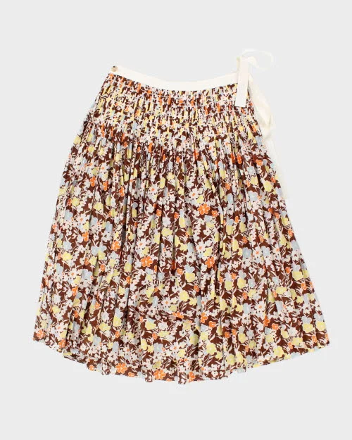 Tory Burch Floral Wrap Skirt - XS