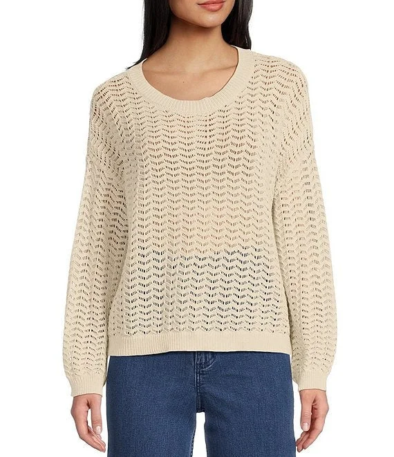 Billabong Sunlit Long Sleeve Sweater - WHITE CAP Mesh Fabric Canvas Fabric Denim Fabric Billabong Sunlit Long Sleeve Sweater - WHITE CAP Mesh Fabric Canvas Fabric Denim Fabric