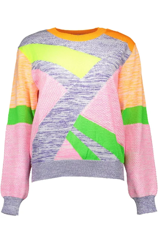 Multicolor Varia Women Sweater Houndstooth Herringbone Solid