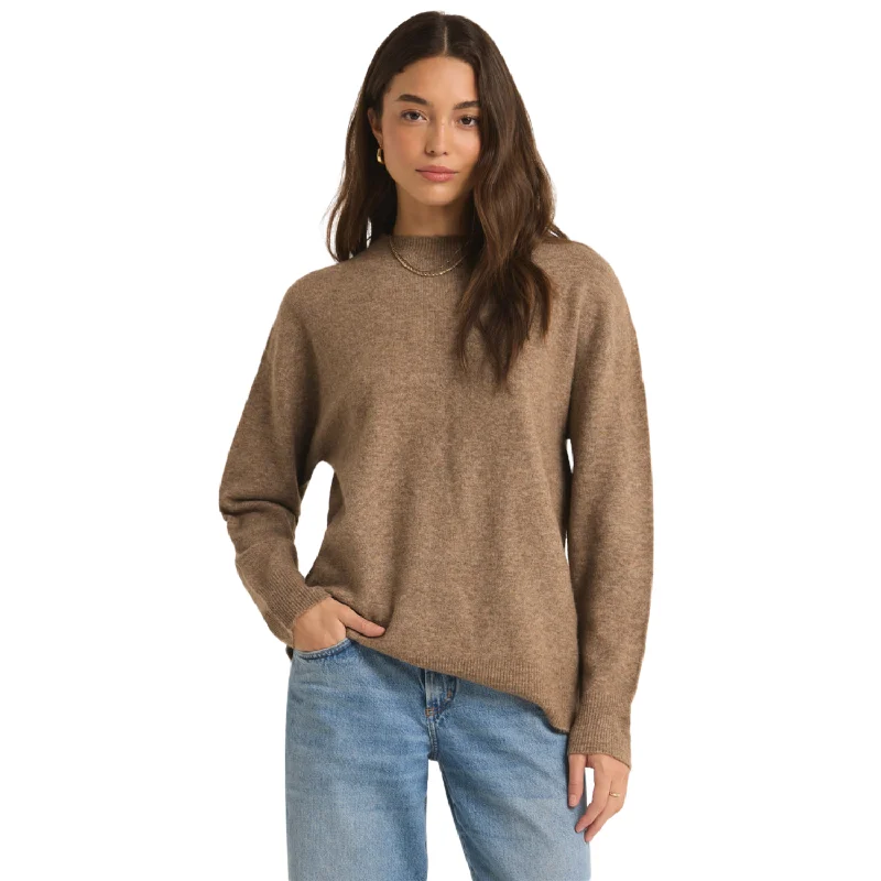 Gia Crew Neck Sweater Chai Neon Metallic Matte
