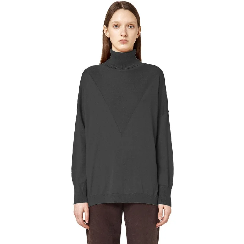 Gray Silk Sweater Polka Dot Checkered Tartan