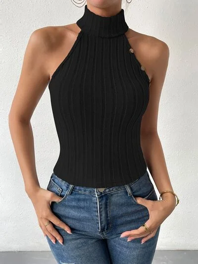FZ Women's Grecian Neck Sweater Vest Top Hooded Caped Shawl Collar