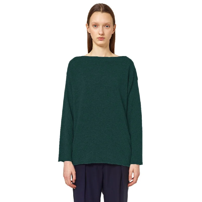 Green Silk Sweater Terry Blend Velvet Blend Canvas Blend
