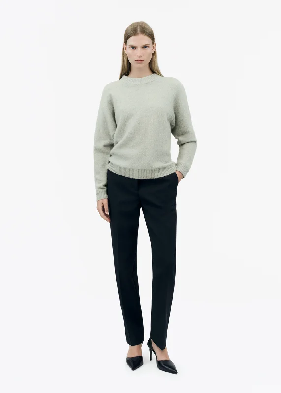 Gwynn Sweater Real Fur Shearling Chenille