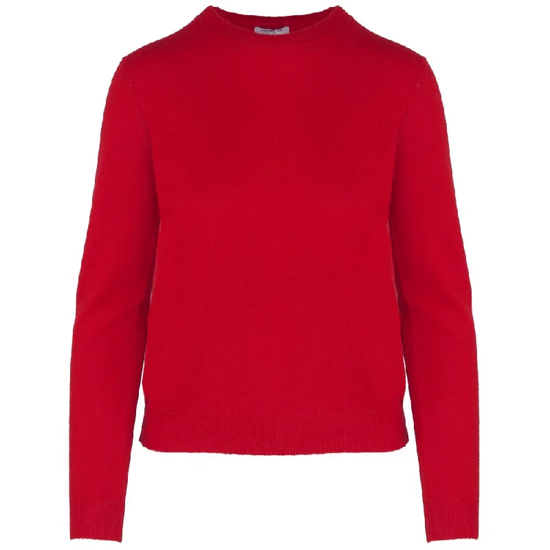 Red Cashmere Sweater Soft Cozy Warm