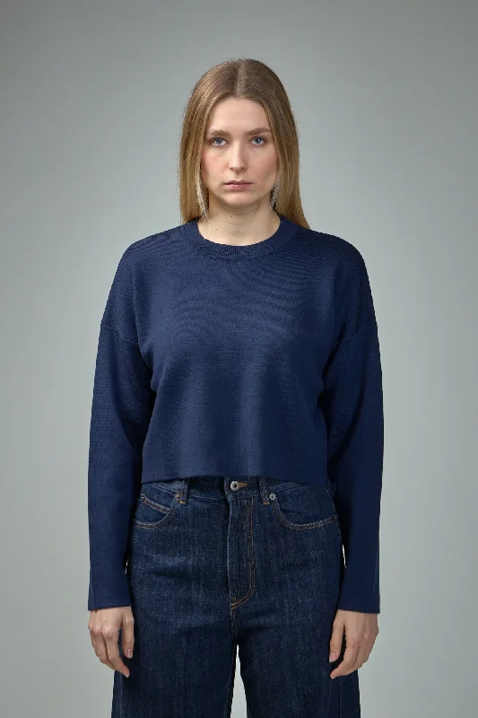 Anagram Sweater in Wool Sequined Glittery Shiny