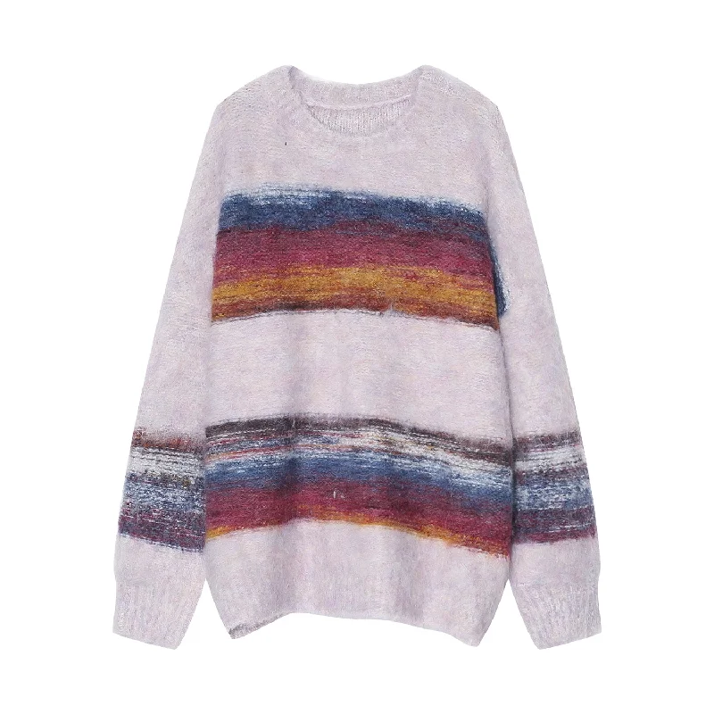 NB Mohair Knit Sweater Spandex Blend Rayon Blend Denim Blend