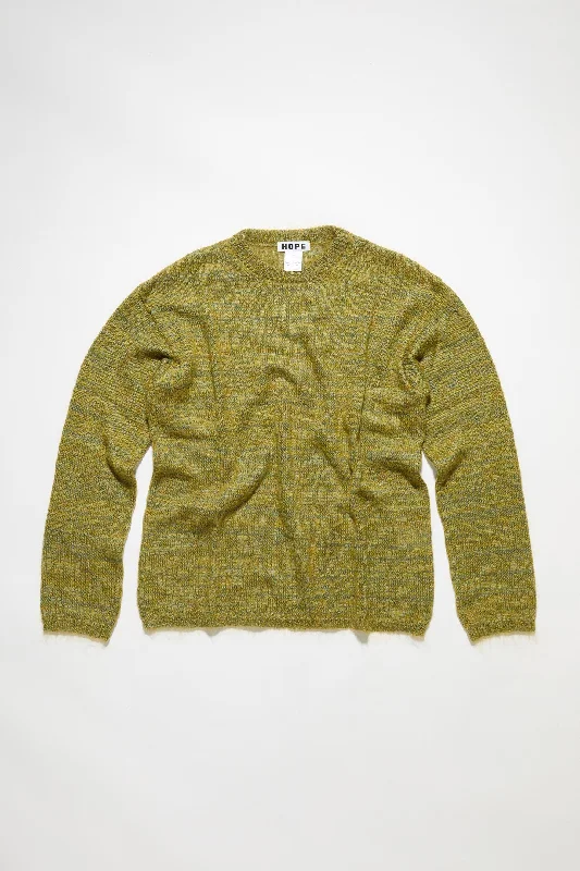 Slouchy Sweater Welt Pockets Slit Pockets Flap Pockets