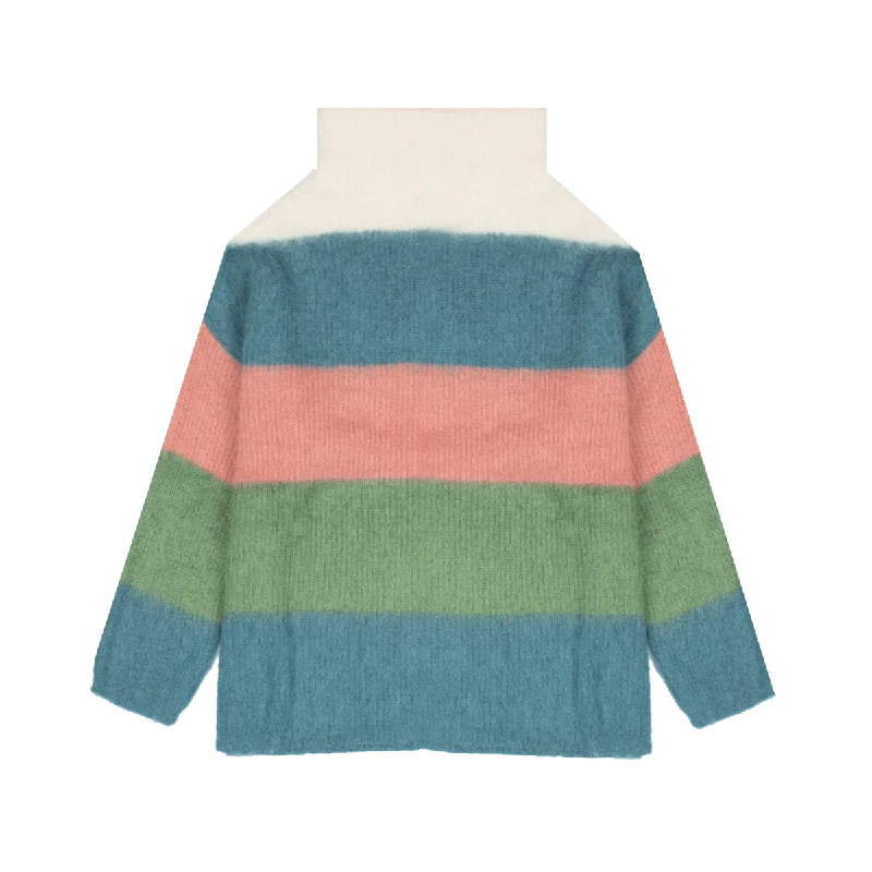Sweater Stripes - Multicolor Cotton Fabric Linen Fabric Terry Fabric