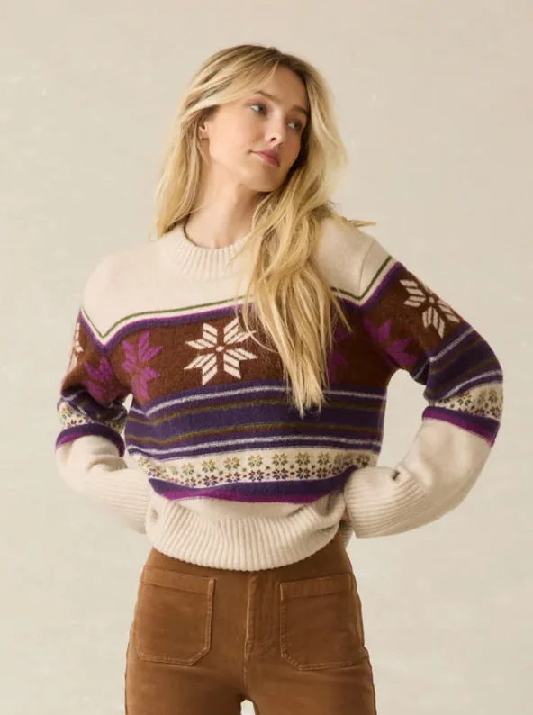 Women's Snowdrift Sweater Hooded Caped Shawl Collar