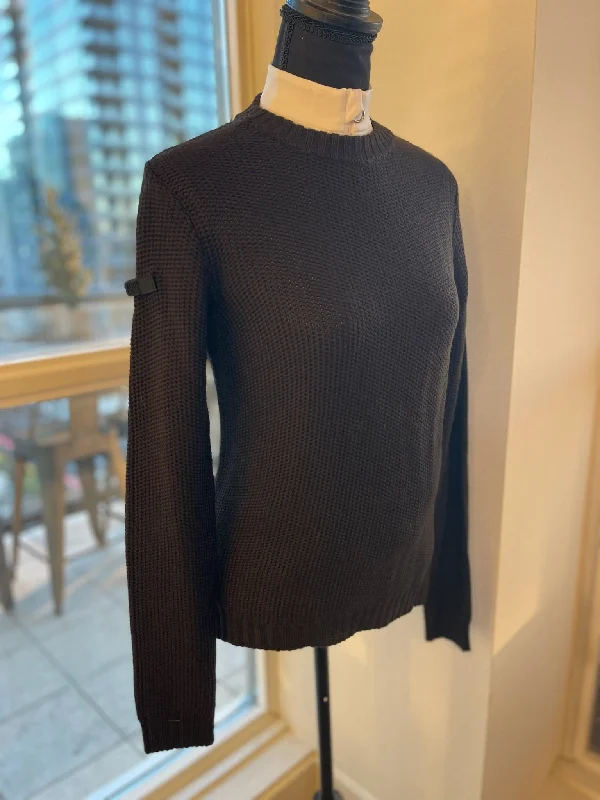 Cavalleria Toscana CT Label Crew Neck Merino Wool Knit Sweater