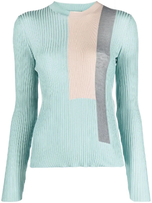 Fendi Sweaters Clear Blue