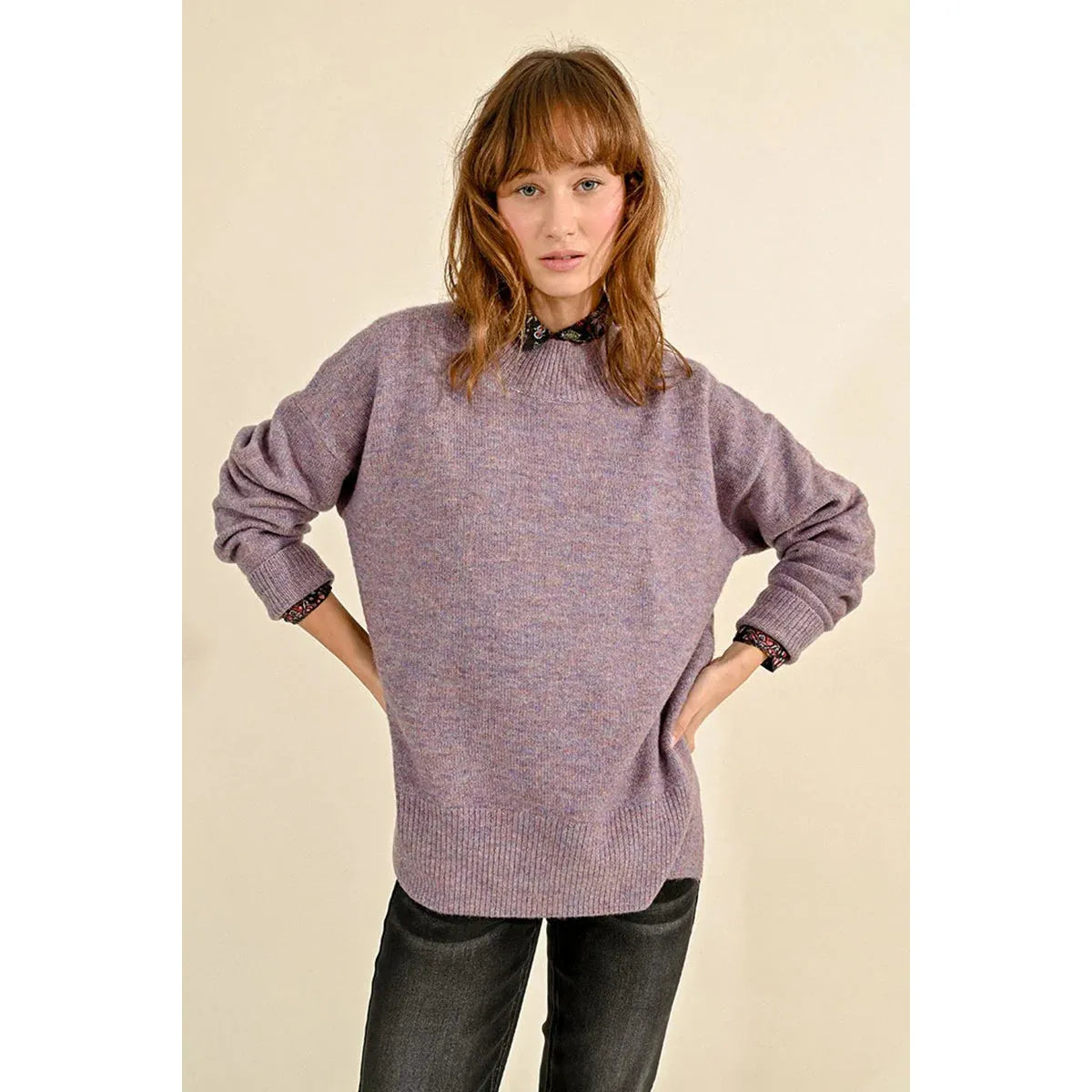 Molly Bracken Oversized Asymmetrical Sweater