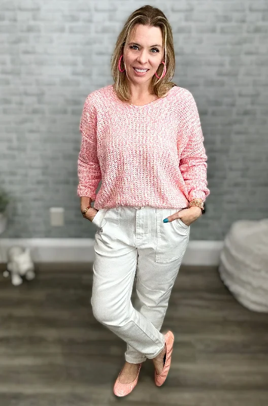 Pastel Pinks Spring Sweater - Andree by Unit