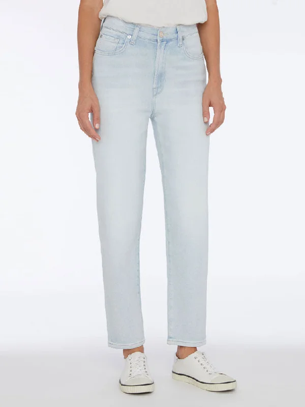7 For All Mankind Malia Luxe Vintage Jeans Sunland Casual Light Wash Jeans