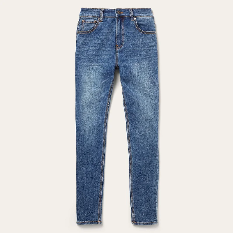 902 High Waist Skinny Fit Jeans Stylish Plus Size Denim Jeans