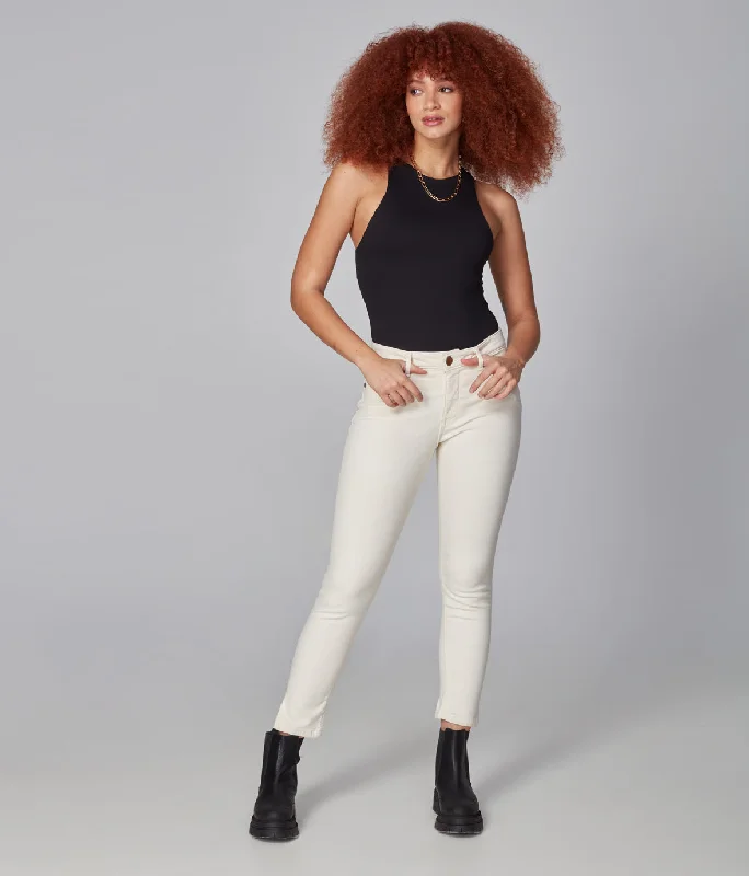 ALEXA-IVRY High Rise Skinny Jeans Cozy Relaxed Fit Denim Jeans