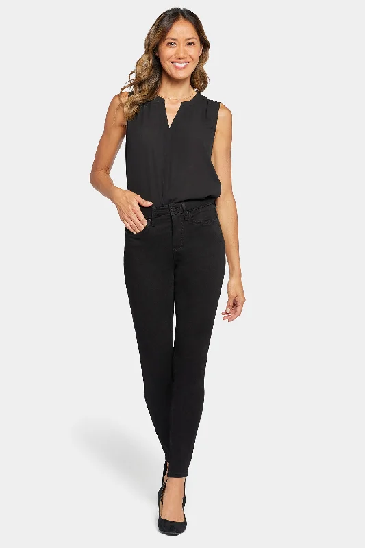 Ami Skinny Jeans - Black Classic Button Fly Jeans