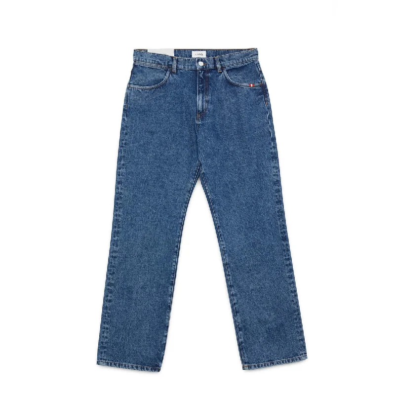 Amish - Jeans James Denim Stone Wash - AMU010D4350111 - DENIM Comfortable Mid-Rise Jeans